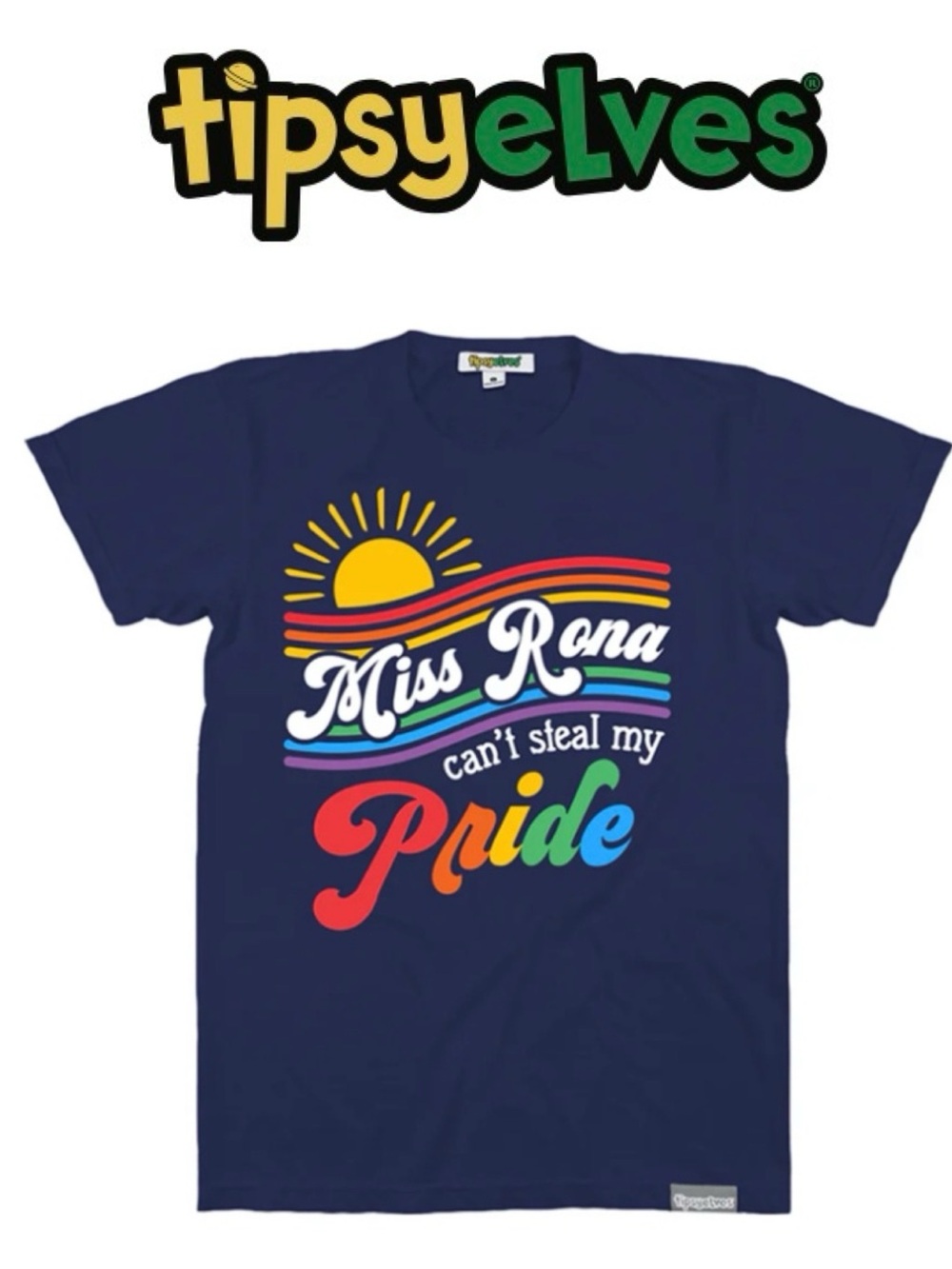 Tipsy Elves Cream Icons Graphic Tee